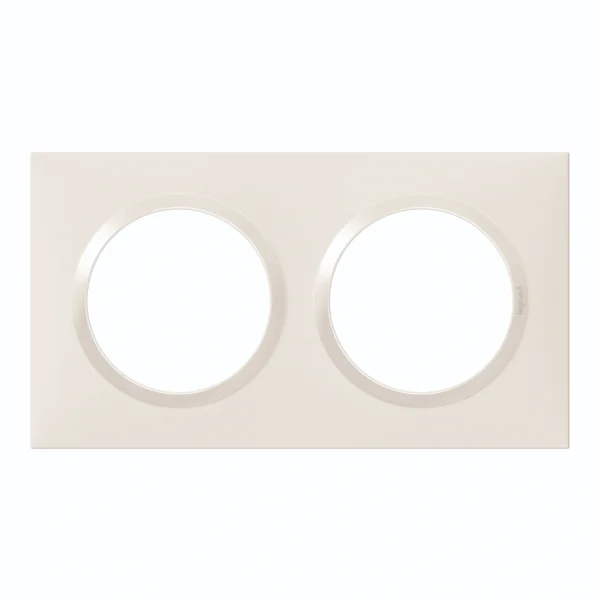Legrand - Plaque carrée dooxie 2 postes