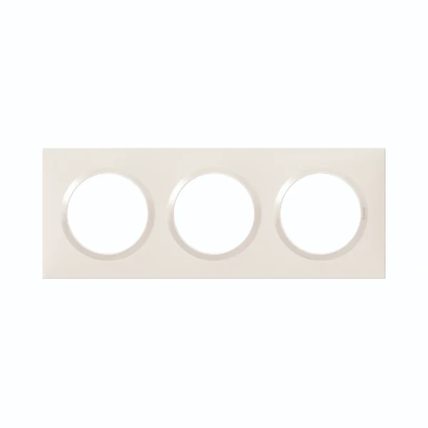 Legrand - Plaque carrée dooxie 3 postes