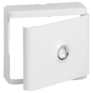 Legrand - Habillage + porte blanche pour platines de branchement DRIVIA - Blanc RAL9003